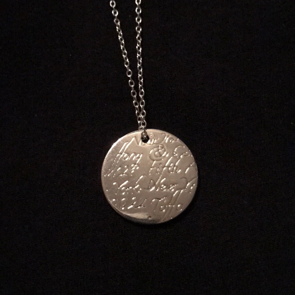 925 silver necklace with Circle charm